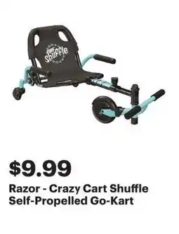 Best Buy Razor - Crazy Cart Shuffle Self-Propelled Go-Kart offer