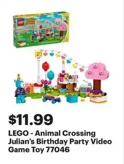 Best Buy LEGO - Animal Crossing Julian's Birthday Party Video Game Toy offer