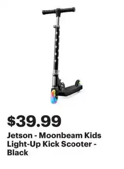 Best Buy Jetson - Moonbeam Kids Light-Up Kick Scooter offer