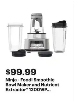 Best Buy Ninja - Foodi Smoothie Bowl Maker and Nutrient Extractor offer