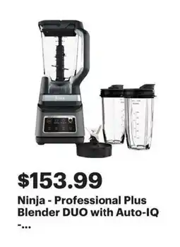 Best Buy Ninja - Professional Plus Blender DUO offer