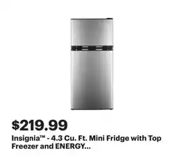Best Buy Insignia - Mini Fridge offer
