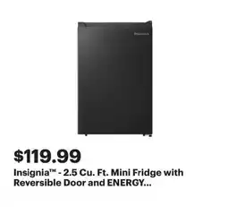 Best Buy Insignia - Mini Fridge offer