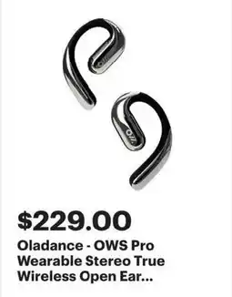 Best Buy Oladance - OWS Pro Wearable Stereo True Wireless Open Ear offer