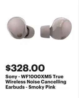 Best Buy Sony True Wireless Noise Cancelling Earbuds offer