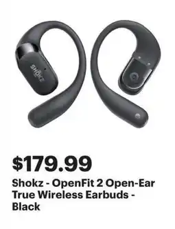 Best Buy Shokz - OpenFit 2 Open-Ear True Wireless Earbuds offer