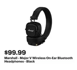 Best Buy Marshall - Major V Wireless On-Ear Bluetooth Headphones offer