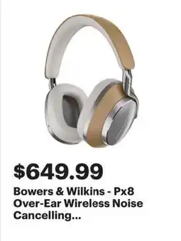 Best Buy Bowers & Wilkins - Px8 Over-Ear Wireless Noise Cancelling offer