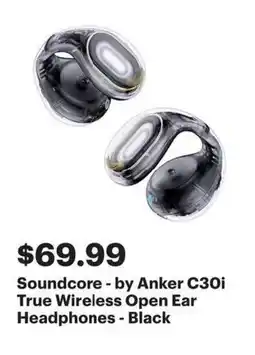 Best Buy Soundcore - by Anker C30i True Wireless Open Ear Headphones offer