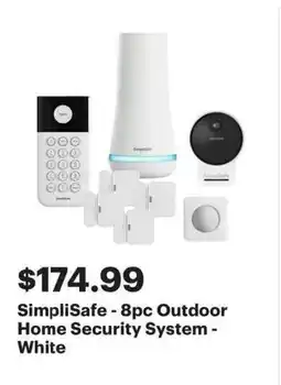 Best Buy SimpliSafe - Outdoor Home Security System offer