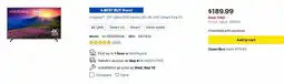 Best Buy Insignia - 55" Class F50 Series LED 4K UHD Smart Fire TV offer