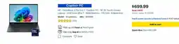 Best Buy HP - OmniBook X Flip 2-in-1 - Copilot+ PC-16" 2K Touch-Screen Laptop - Intel Core Ultra 7 offer