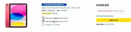 Best Buy Apple - 11-inch iPad A16 chip offer