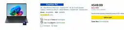 Best Buy HP - OmniBook X Flip 2-in-1 - Copilot+ PC-16" 2K Touch-Screen Laptop - Intel Core Ultra 5 offer