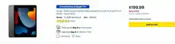 Best Buy Apple - Geek Squad Certified Refurbished 10.2-Inch iPad offer