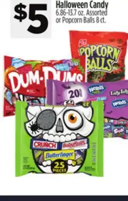 Dollar General Halloween Candy 6.86-9.1 oz. or Popcorn Balls 8 ct offer