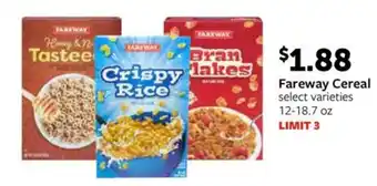 Fareway Fareway Cereal offer