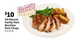 Fareway All-Natural Family Pack Boneless Pork Chops offer