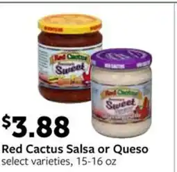Fareway Red Cactus Salsa or Queso offer