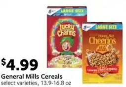 Fareway General Mills Cereals offer