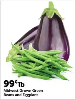 Fareway Midwest Grown Green Beans and Eggplant offer