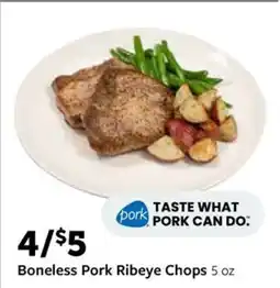 Fareway Boneless Pork Ribeye Chops offer