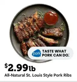 Fareway All-Natural St. Louis Style Pork Ribs offer