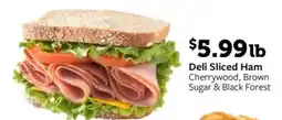 Fareway Deli Sliced Ham Cherrywood, Brown Sugar & Black Forest offer
