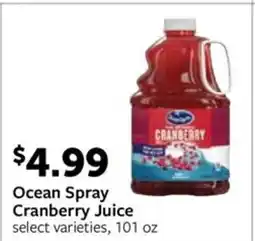 Fareway Ocean Spray Cranberry Juice offer