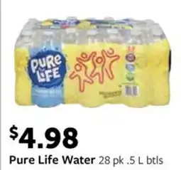 Fareway Pure Life Water offer