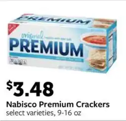 Fareway Nabisco Premium Crackers offer