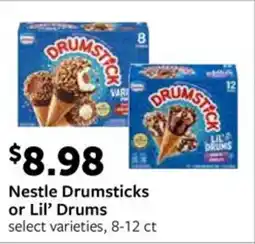Fareway Nestle Drumsticks or Lil' Drums offer