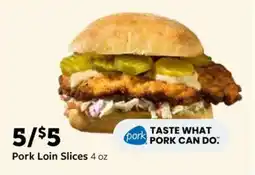 Fareway Pork Loin Slices offer