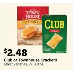 Fareway Club or Townhouse Crackers offer