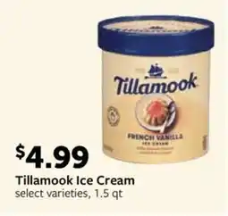 Fareway Tillamook Ice Cream offer