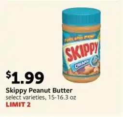 Fareway Skippy Peanut Butter offer