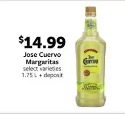 Fareway Jose Cuervo Margaritas offer