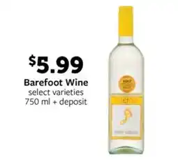 Fareway Barefoot Wine offer