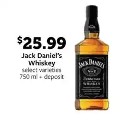 Fareway Jack Daniel's Whiskey offer