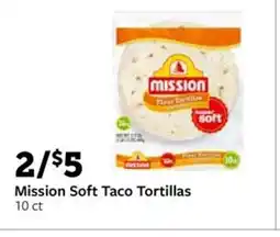 Fareway Mission Soft Taco Tortillas offer