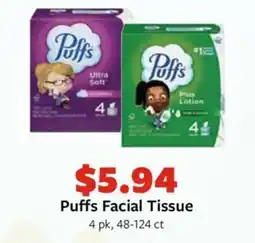 Fareway Puffs Facial Tissue offer
