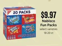 Fareway Nabisco Fun Packs offer