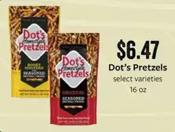 Fareway Dot's Pretzels offer