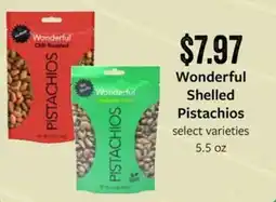 Fareway Wonderful Shelled Pistachios offer