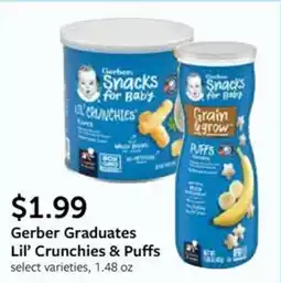 Fareway Gerber Graduates Lil' Crunchies & Puffs offer