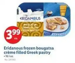 Lidl Eridanous frozen bougatsa crème filled greek pastry offer