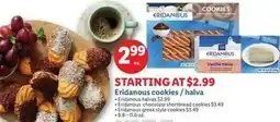 Lidl Eridanous cookies halva offer