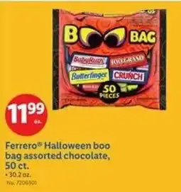 Lidl Ferrero Halloween boo bag assorted chocolate offer