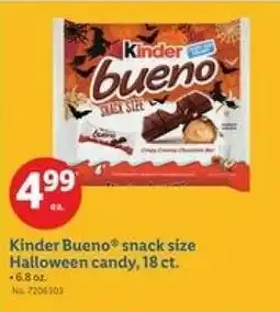 Lidl Kinder Bueno snack size Halloween candy offer