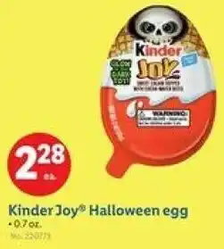 Lidl Kinder Joy Halloween egg offer